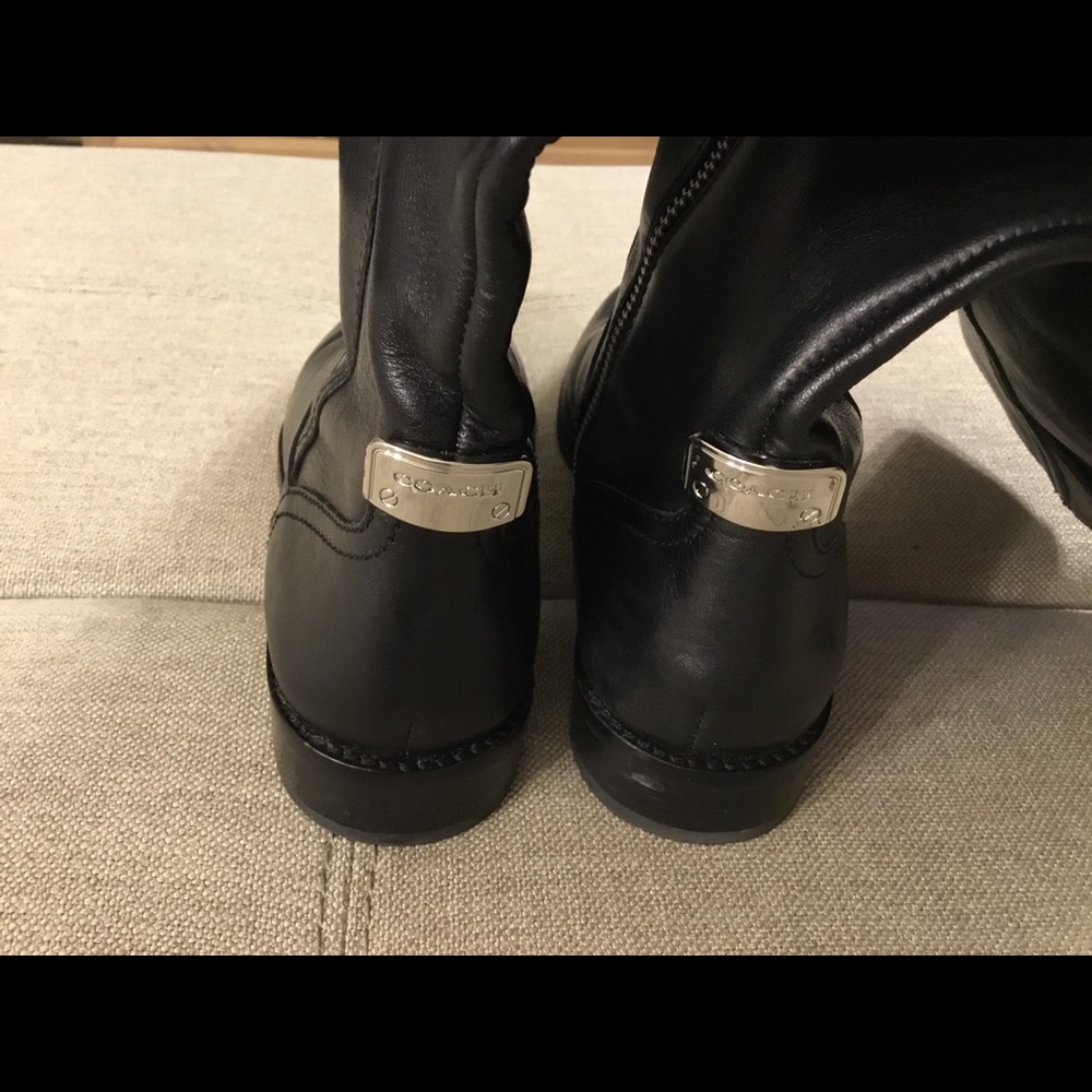 Authentic Coach Leather Boots - Picture 2 of 4